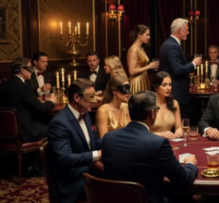 Kameralny wieczór tematyczny w prywatnym klubie pokerowym